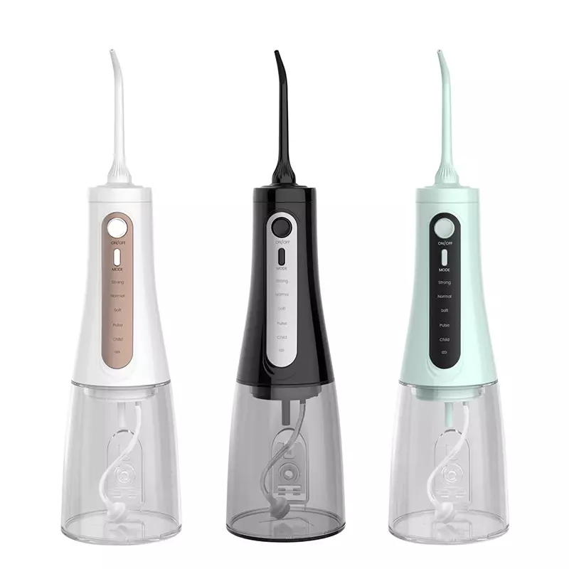 Cinci moduri de lucru cu un rezervor mare de apă de 350 ml irigator oral cu ață dentară