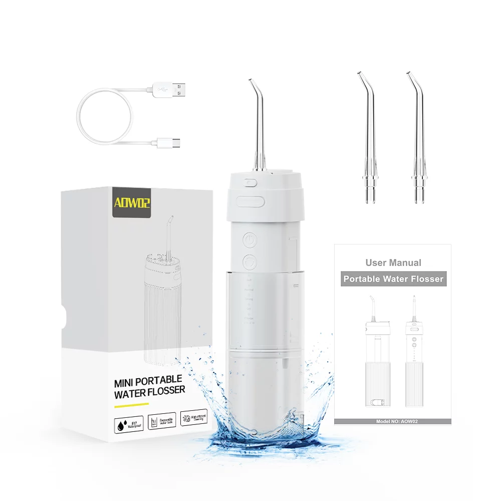 Mini ață dentară portabilă OEM, automată, 180 ml, pentru curățarea dinților